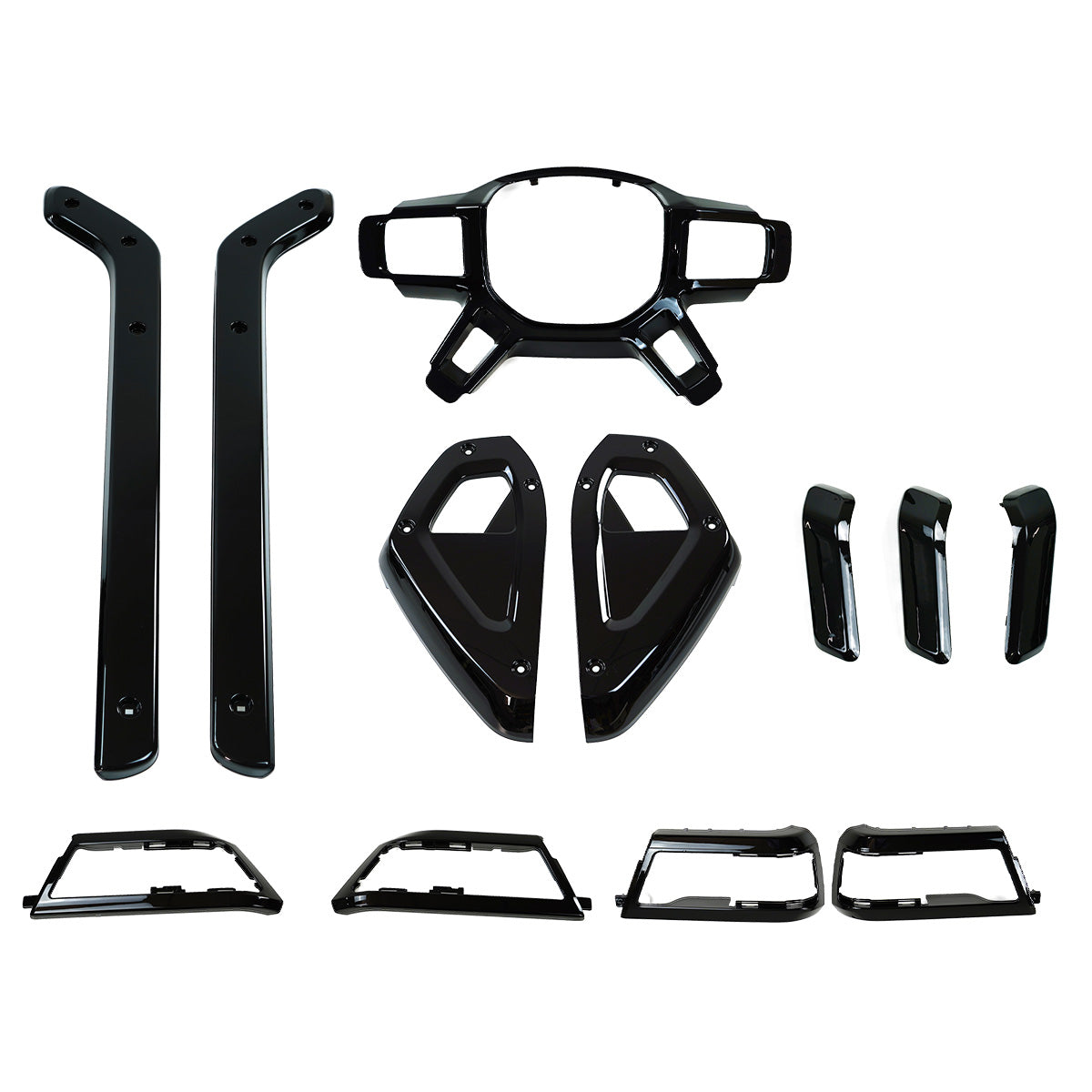 Interior Trim Kit  Gloss Black Finish (Full Set)-4