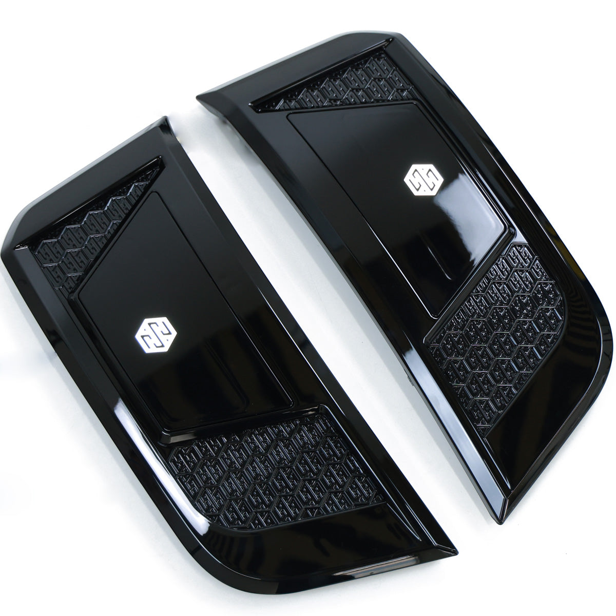 OEM fit side vent trim close-up detail for Defender