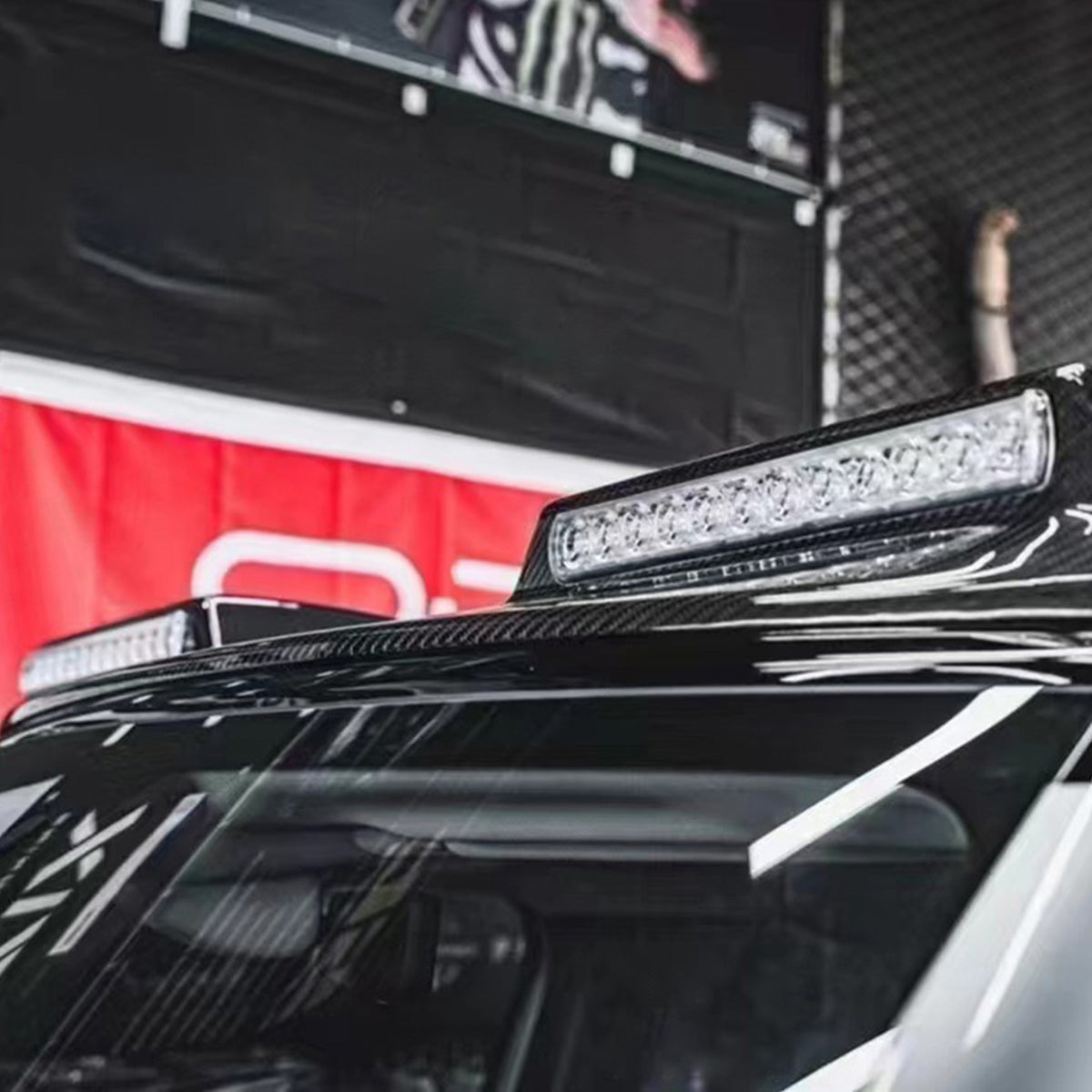Long Dual LED Roof Light  (ABS/Carbon Fiber)-4