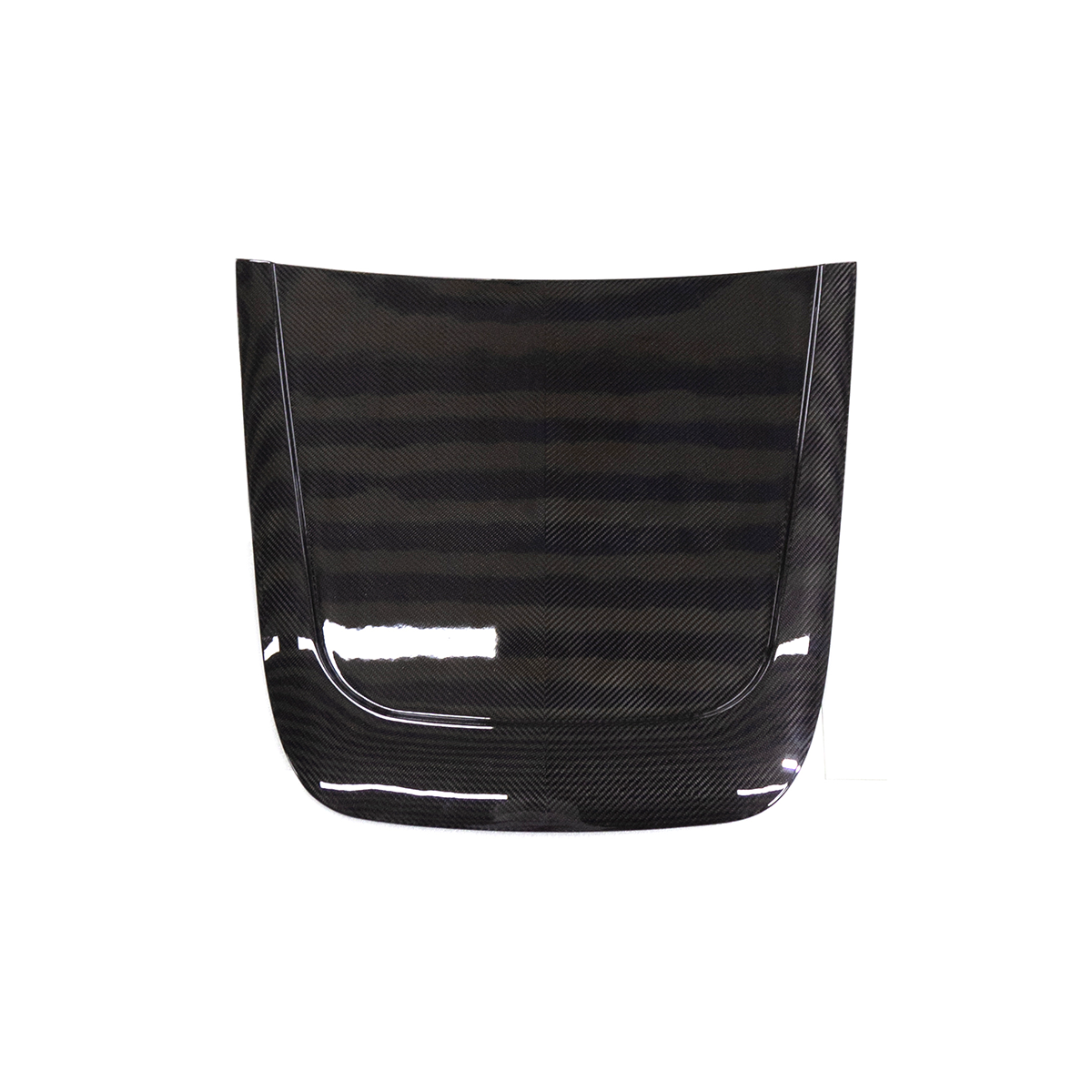 PLOMOR dry carbon fibre bonnet (hood) replacement for Range Rover L460 (2023+), providing lightweight construction, high rigidity, and an aggressive performance look.