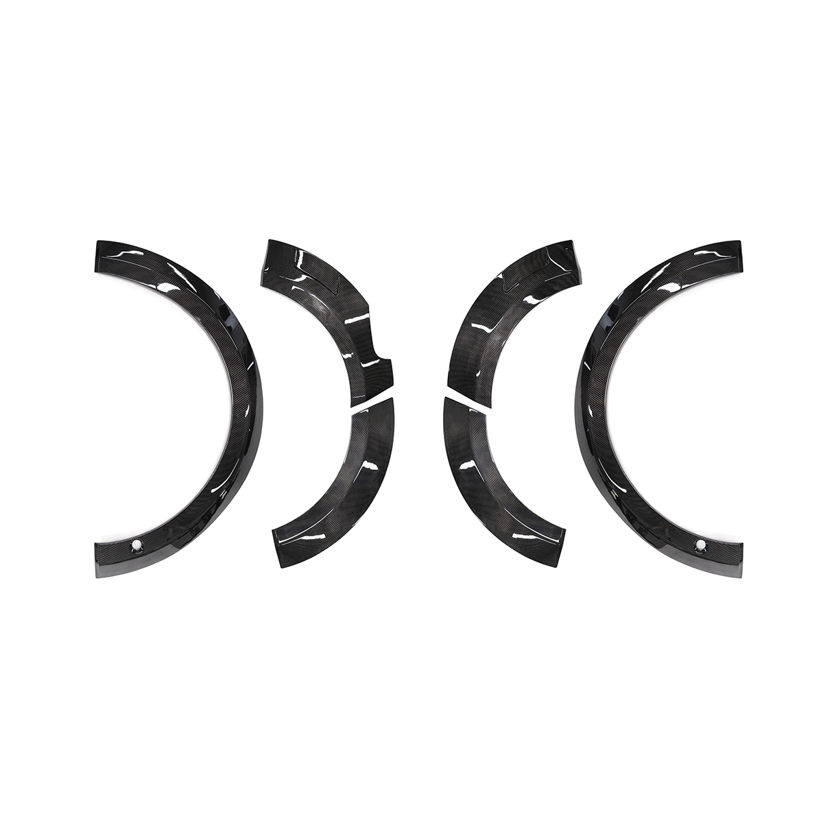 PLOMOR dry carbon fibre fender flares for Range Rover L460 (2023+), providing a wider, aggressive stance and precise fitment with OEM body lines.