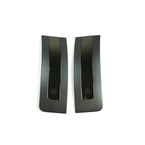 PLOMOR genuine dry carbon fibre side vents for Range Rover L460 (2023+), featuring the premium Bronze and Silver finish for an upscale, high-performance look.