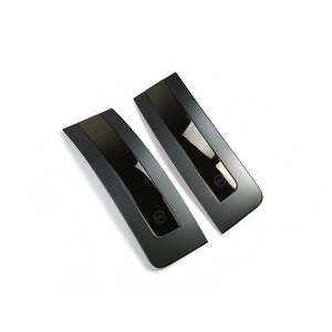 PLOMOR genuine dry carbon fibre side vents for Range Rover L460 (2023+), featuring the premium Bronze and Silver finish for an upscale, high-performance look.