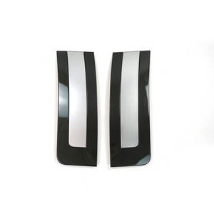 PLOMOR genuine dry carbon fibre side vents for Range Rover L460 (2023+), featuring the classic Gloss Black finish for an upscale, high-performance look.