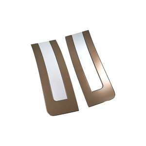 Bronze side vent trim cover set for Range Rover L460 2022+, precision-fit exterior accessory by PLOMOR.