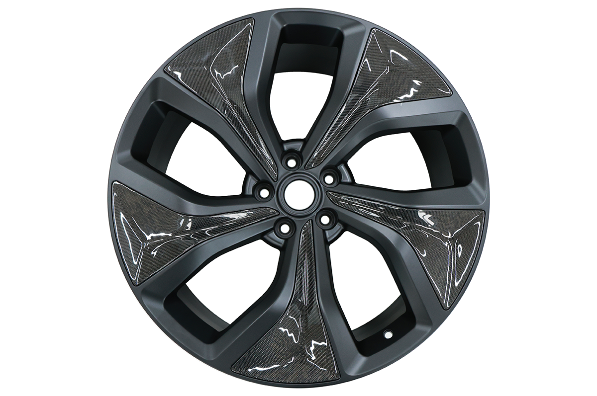 Deep-Cut Forged Wheels with Carbon Fibre Trim - Forged alloy wheels with carbon fibre accents for Range Rover Sport L461