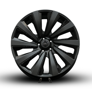 PLOMOR custom forged aluminium wheels (18-23 inch) for Range Rover Sport L460, showcasing lightweight, high-strength design, and precise fitment.