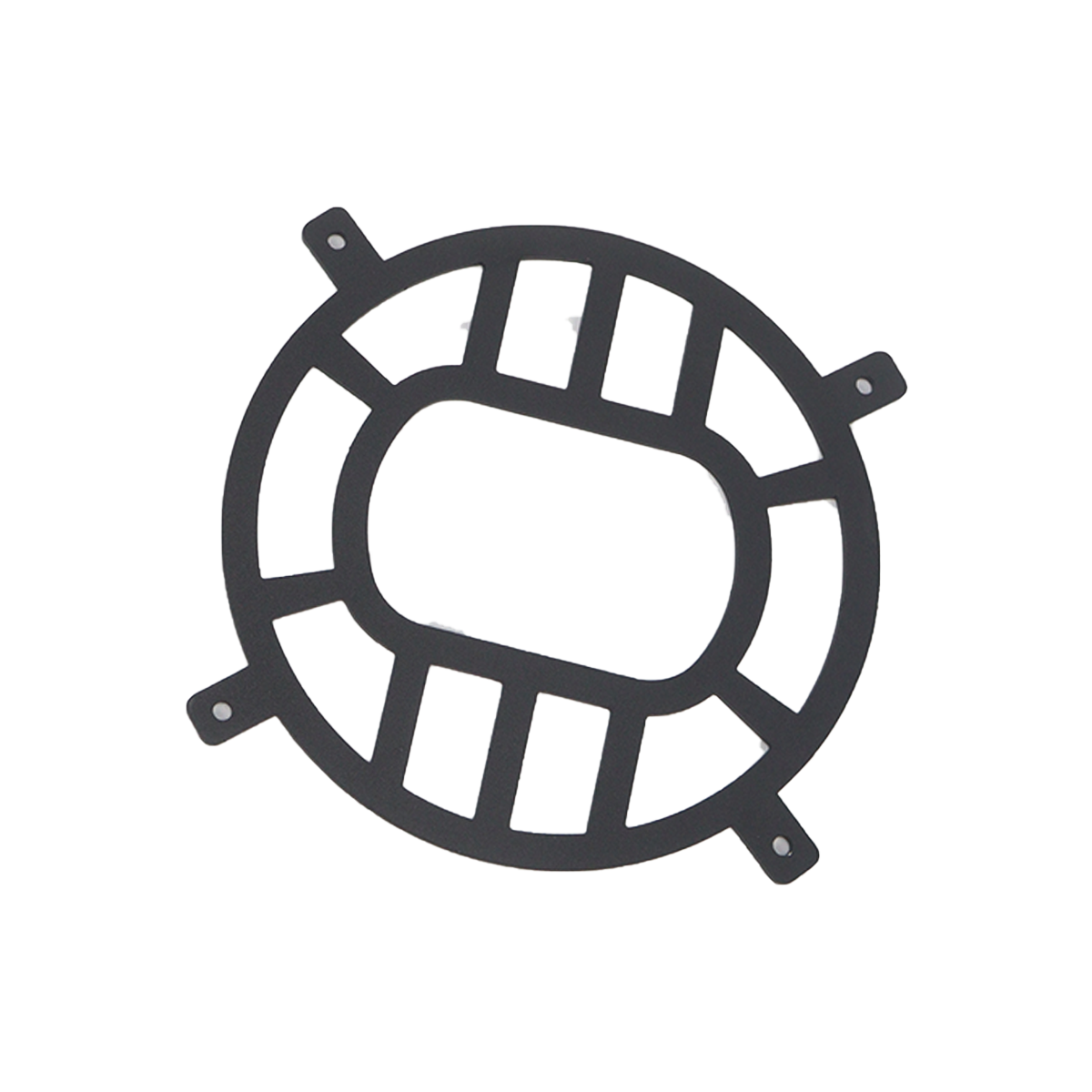 PLOMOR rugged black aluminum headlight guards for Ineos Grenadier. Provides durable protection and enhanced off-road styling.