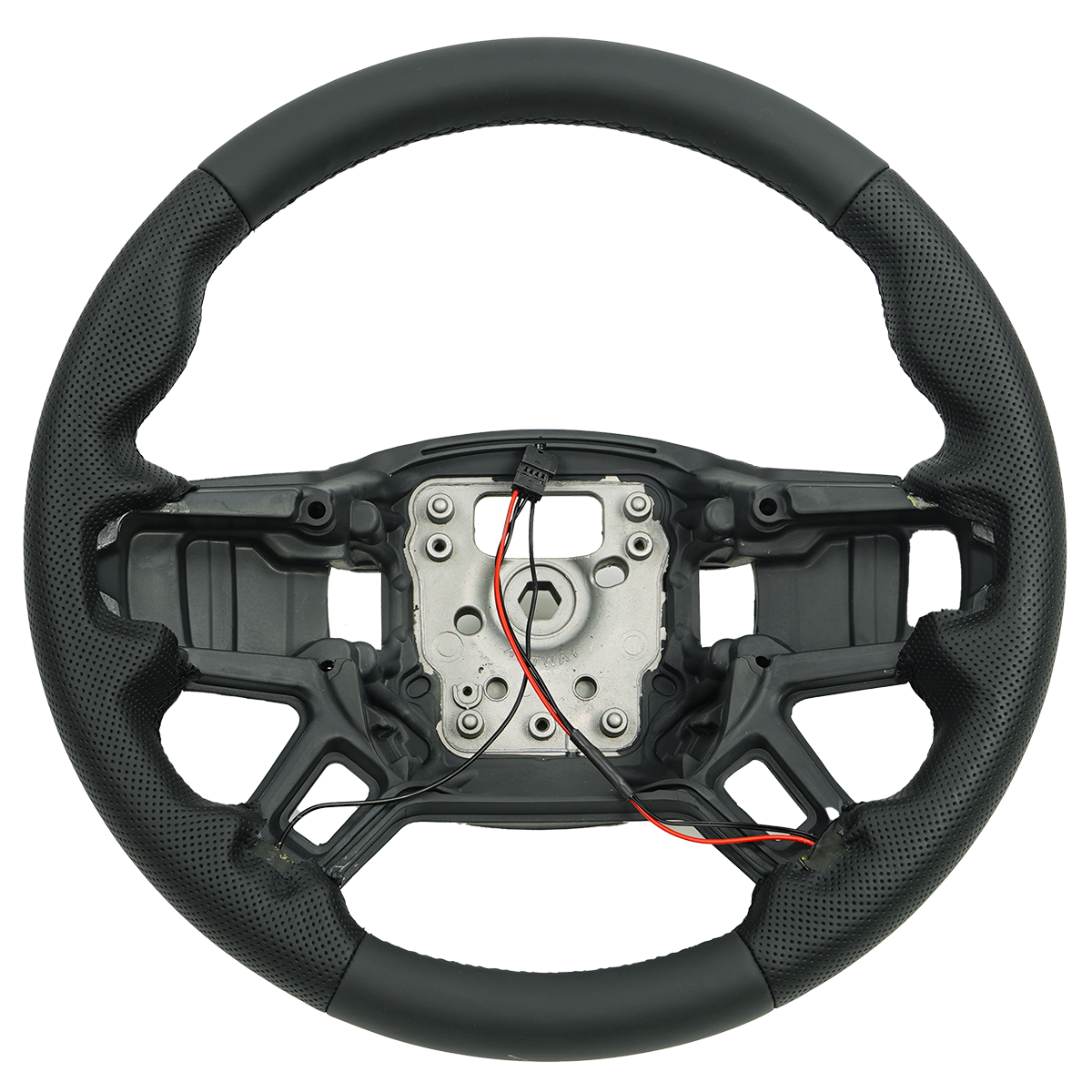 Perforated Performance Steering Wheel  – Carbon Fiber+Nappa/ Nappa+Mahogany / Nappa Options-1