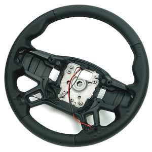 Perforated Performance Steering Wheel  – Carbon Fiber+Nappa/ Nappa+Mahogany / Nappa Options-11