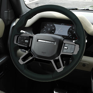 Perforated Performance Steering Wheel  – Carbon Fiber+Nappa/ Nappa+Mahogany / Nappa Options-4