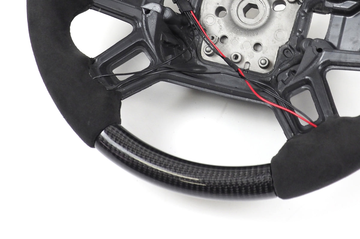 	Carbon Fiber + Alcantara - Performance Steering Wheel  – Carbon Fiber + Nappa / Carbon+Alcantara /Alcantara/Nappa Options