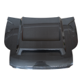 Raised One-Piece Carbon Fiber Bonnet Hood-1