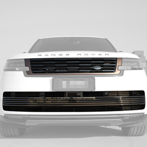 SV-style mesh front grille kit for Range Rover Sport L460, featuring a sporty design in durable ABS with a premium chrome finish.