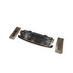 SV-style mesh front grille kit for Range Rover Sport L460, featuring a sporty design in durable ABS with a premium chrome finish.