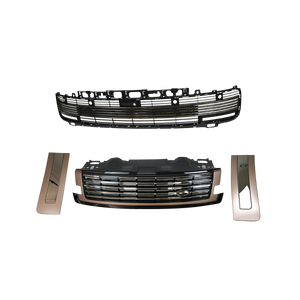SV-style mesh front grille kit for Range Rover Sport L460, featuring a sporty design in durable ABS with a premium chrome finish.