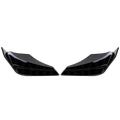Rear Bumper Corner Covers  Gloss Black / Carbon Fiber-1
