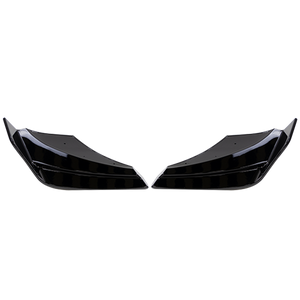 Rear Bumper Corner Covers  Gloss Black / Carbon Fiber-1