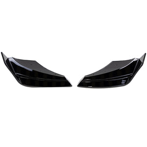 Rear Bumper Corner Covers  Gloss Black / Carbon Fiber-10