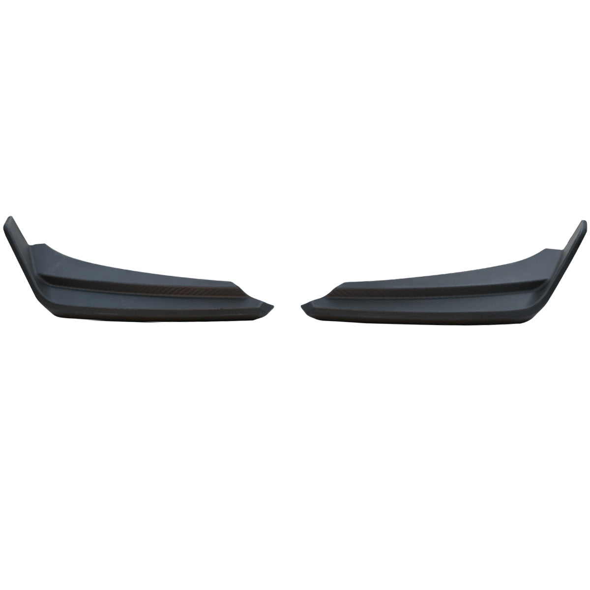 Rear Bumper Corner Covers  Gloss Black / Carbon Fiber-7