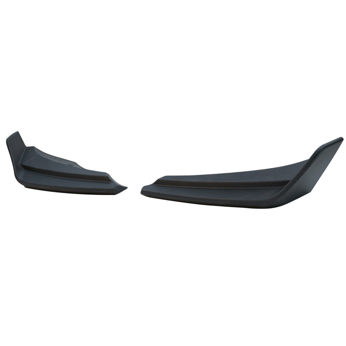Rear Bumper Corner Covers  Gloss Black / Carbon Fiber-8