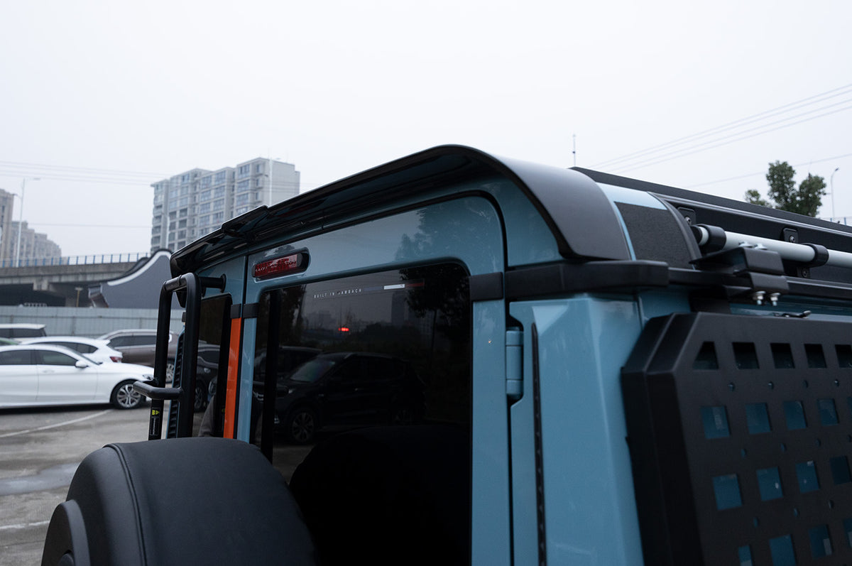 Rear roof spoiler upgrade for Grenadier - Rear Roof Spoiler for INEOS Grenadier – Gloss Black ABS
