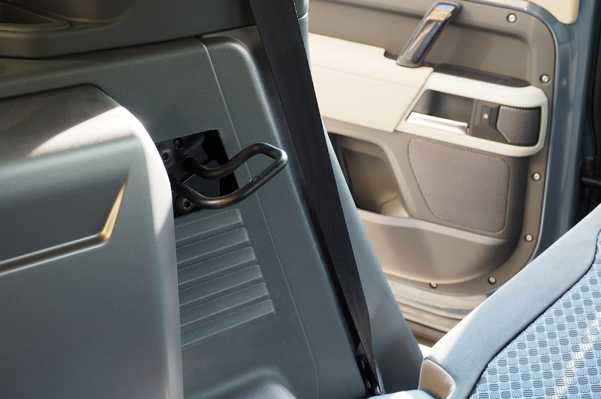 Preserve OEM A-Pillar - Rear Seat Recliner Hooks