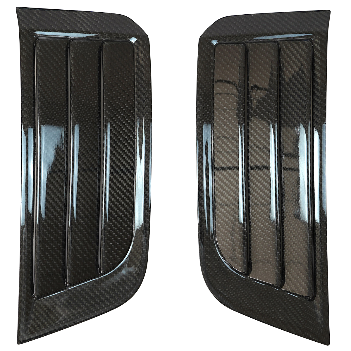 Side Vent Cover | Carbon Fibre / Gloss Black-1