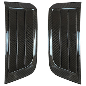 Side Vent Cover | Carbon Fibre / Gloss Black-5