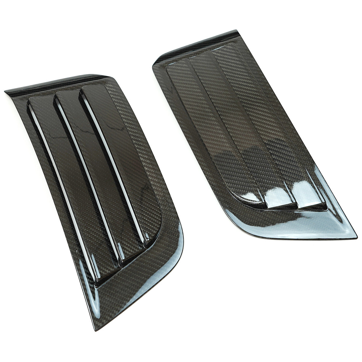 Side Vent Cover | Carbon Fibre / Gloss Black-6