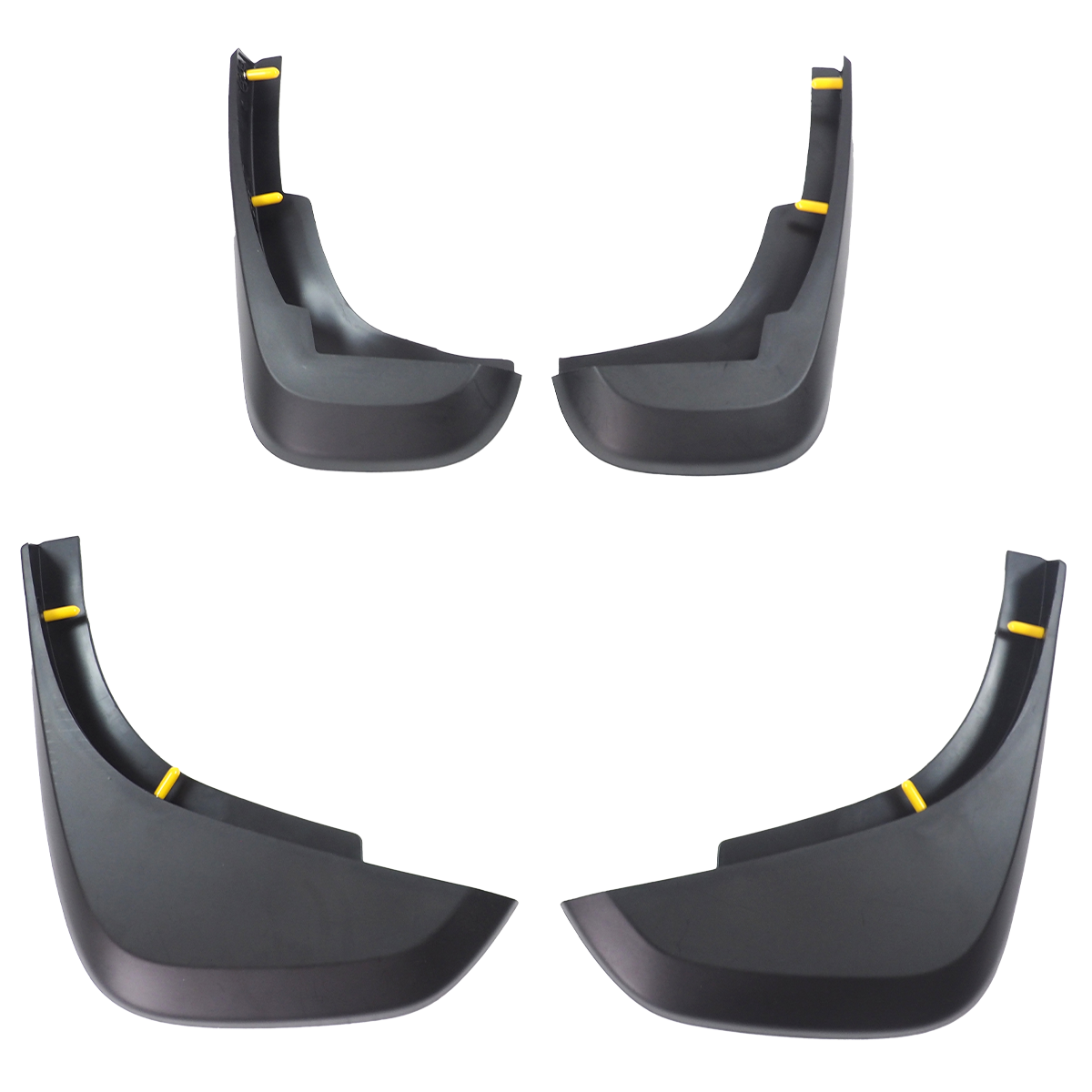 Simple Mud Flaps - Matte Black-1