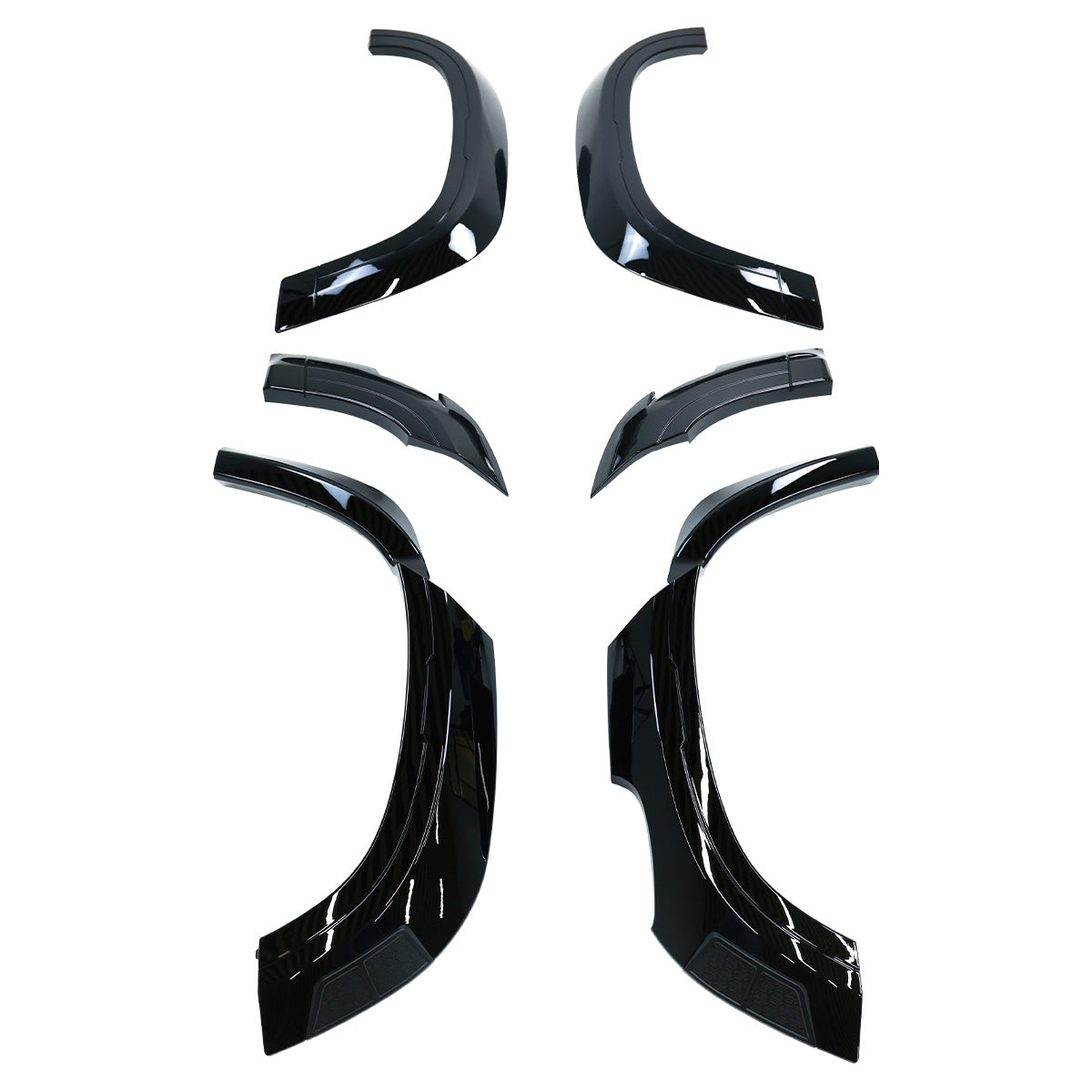 ABS fender flare wide wheel arch detail close up durable OEM style finish