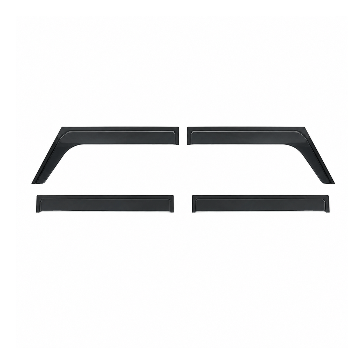 Premium ABS material window deflectors for INEOS Grenadier aerodynamic finish