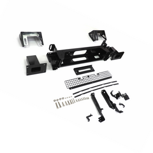 Reinforced aluminium winch mount bracket for Land Rover Defender