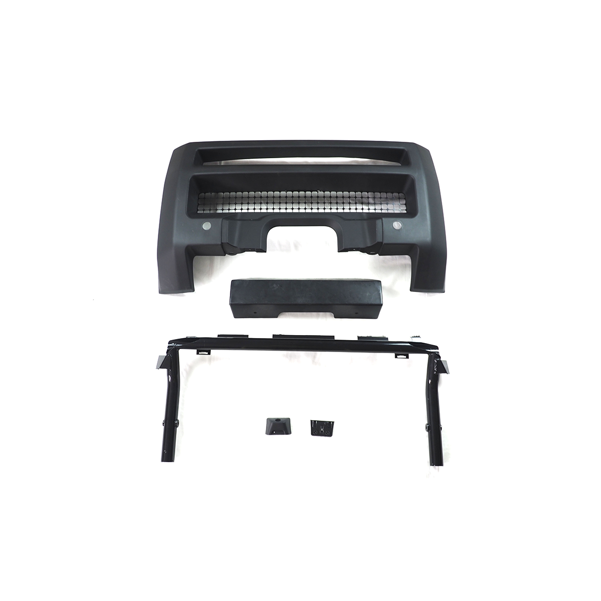 Bolt on front bumper installation kit for off road SUV upgrade system