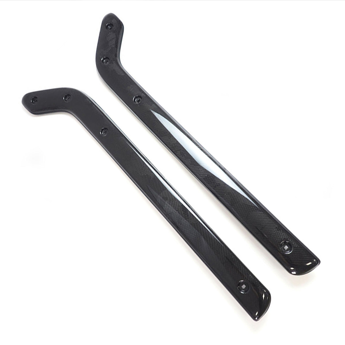 Carbon fiber air vent interior trim detail OEM style car upgrade