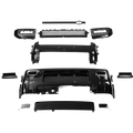 Land Rover Defender 110 L663 Black Edition front bumper trim in gloss piano black finish