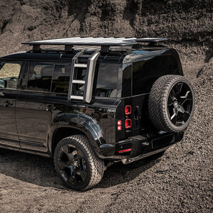 Gloss black taillight surrounds for Land Rover Defender 110 L663 Black Edition kit