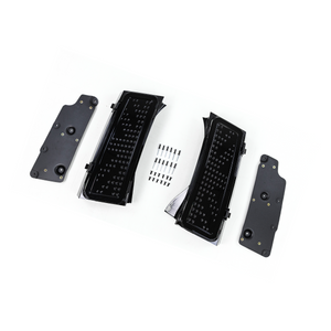Rear D-pillar storage box installed on Land Rover Defender 110