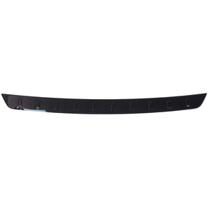 Defender black aluminum rear tailgate sill plate