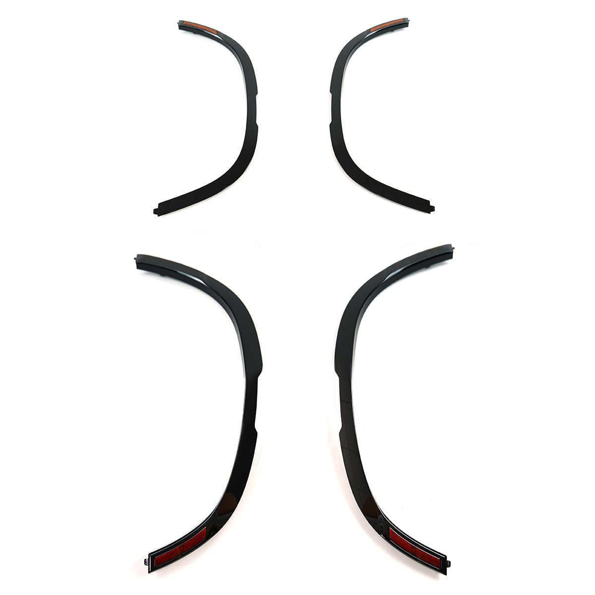 Defender 90/110 Carbon Fiber Fender Flare LED Matte Black Finish
