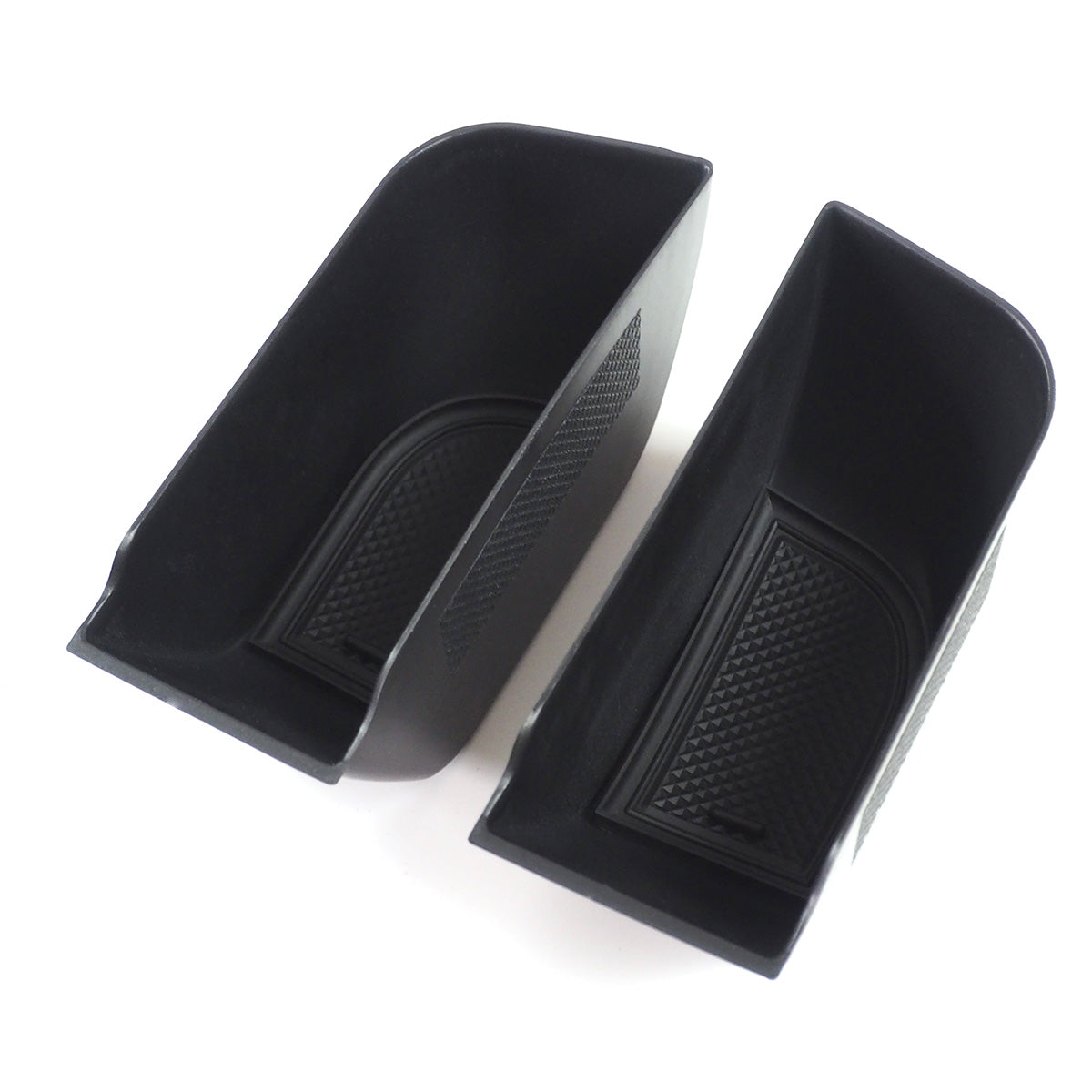 Defender 90/110 flocked door storage pocket close up detail