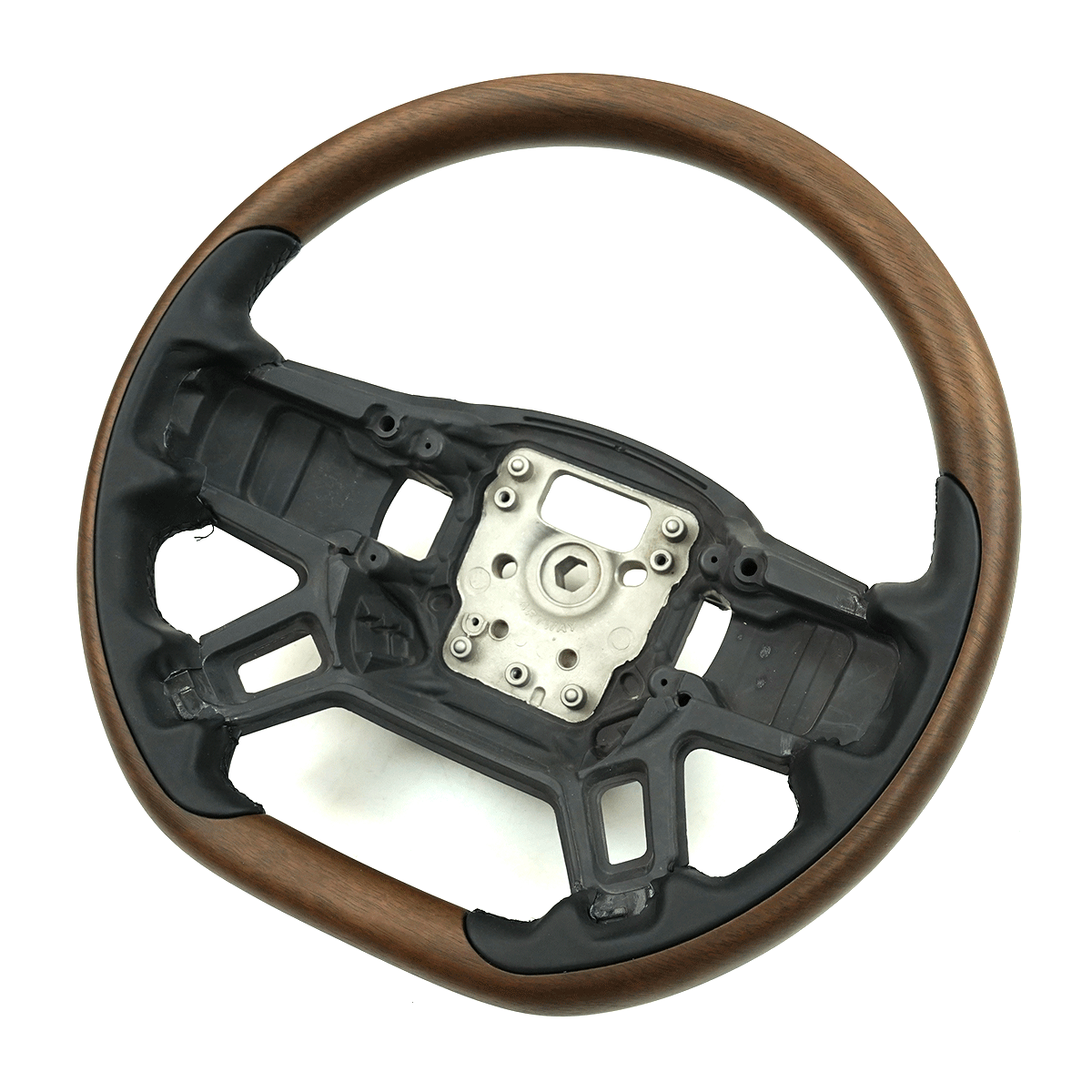 OEM style steering wheel upgrade for Defender 90/110 interior