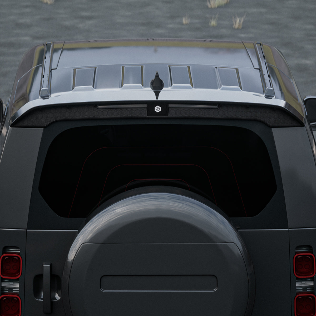 Land Rover Defender 90 110 OCTA Rear Spoiler