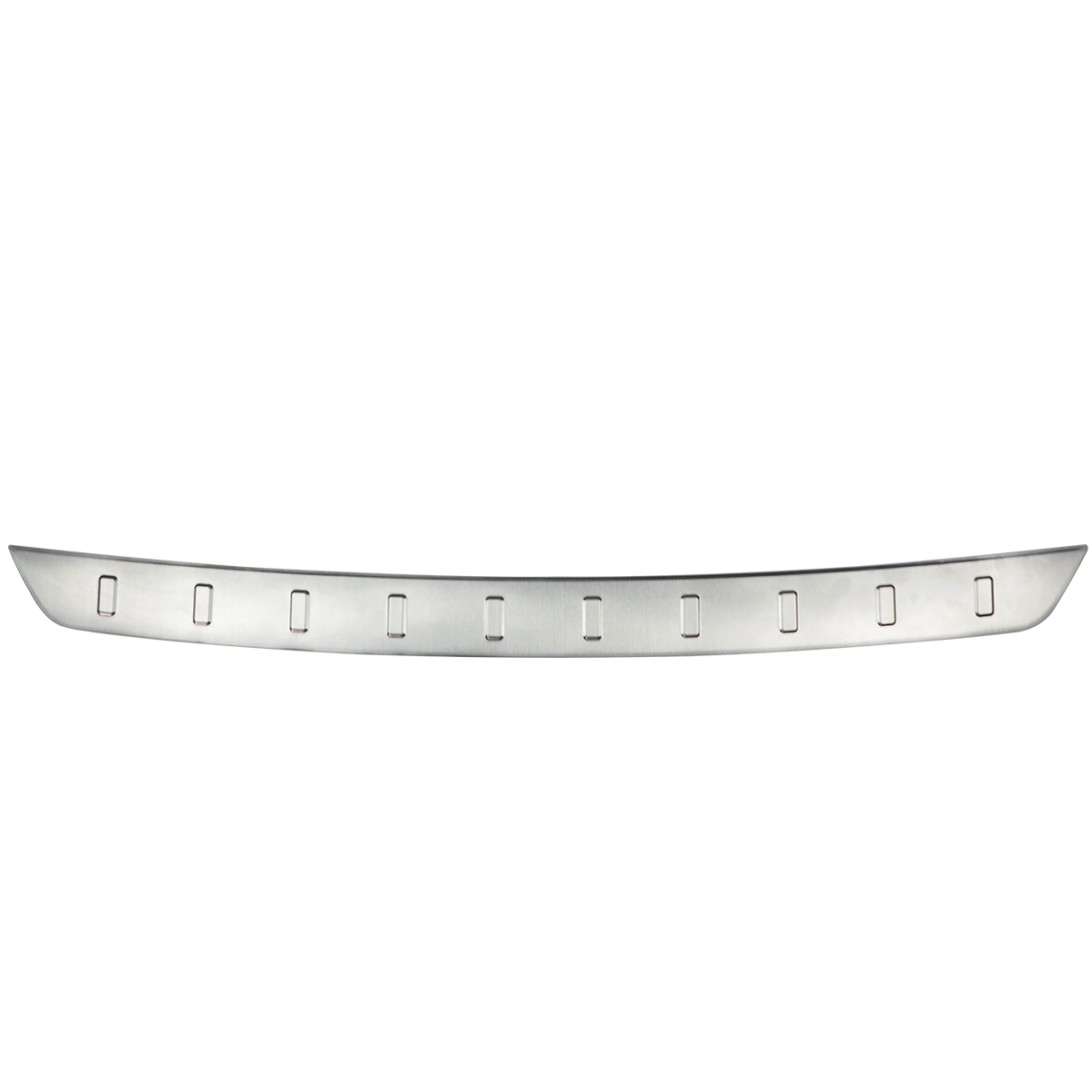 Land Rover Defender 90/110 rear tailgate sill guard silver aluminum