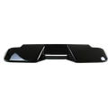 Gloss black roof spoiler for Defender 90 110 L663 rear view