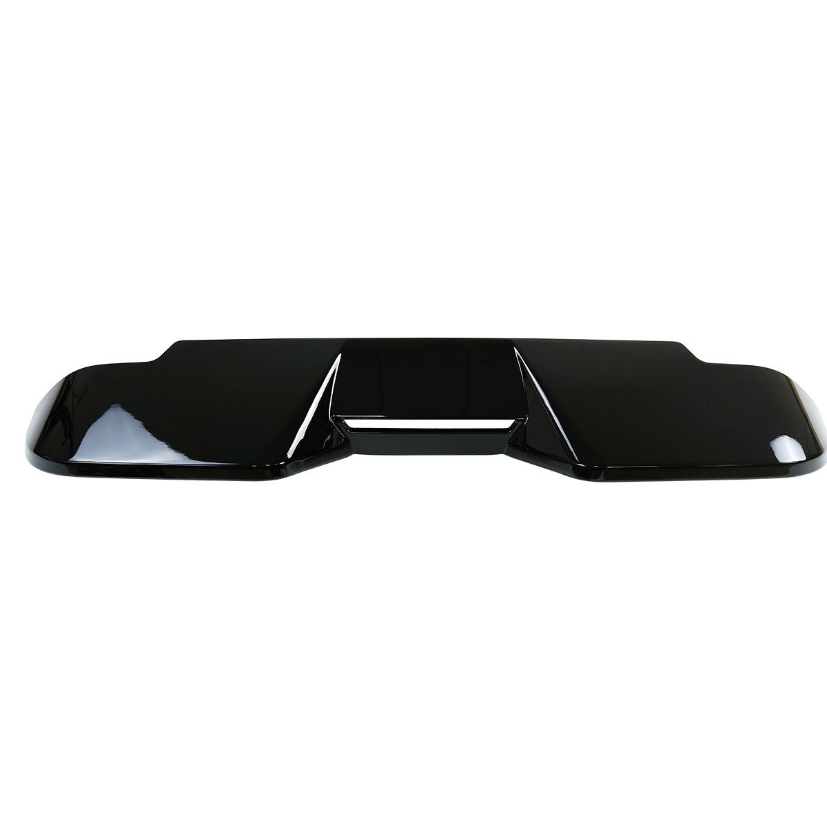 Gloss black roof spoiler for Defender 90 110 L663 rear view