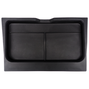 Land Rover Defender 90/110 TPE central console lower mat front view, durable and wear-resistant