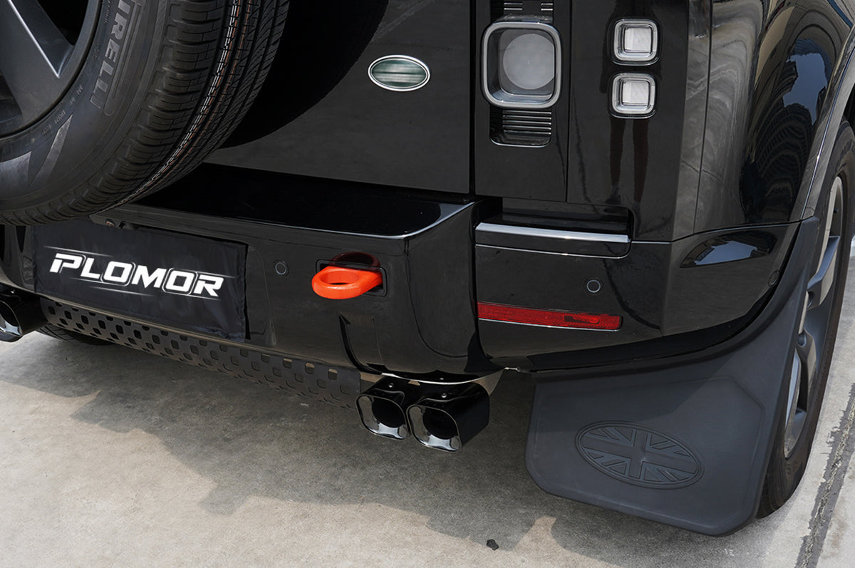 Mud Flaps - Rear and Front Set  - PLOMOR UK Flag Mud Flaps for Land Rover Defender 90 / 110 L663 2020+