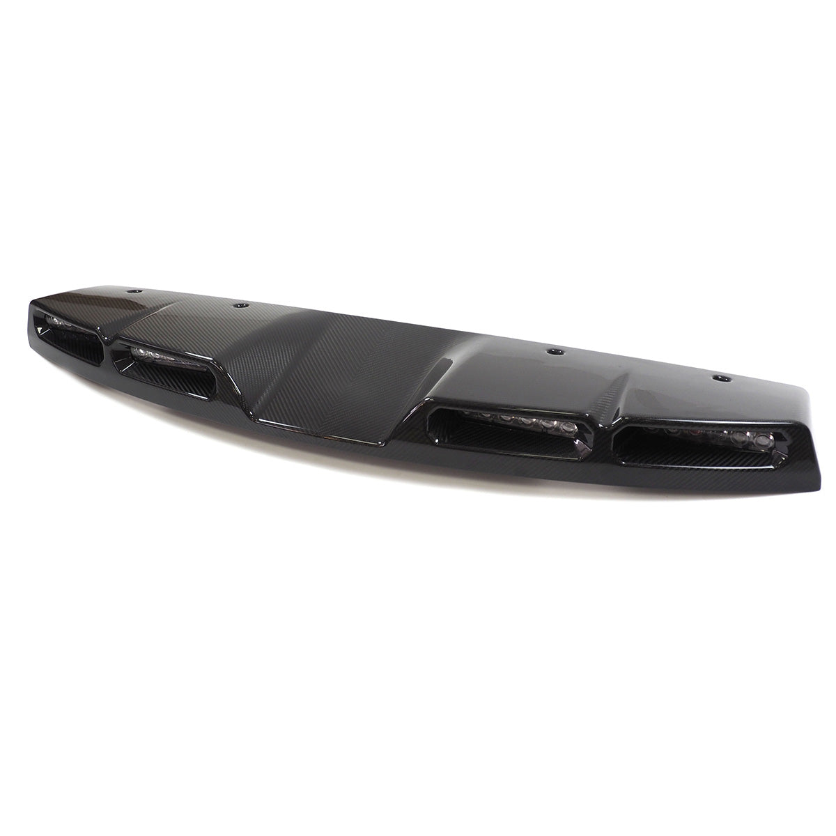 Land Rover Defender 90 roof light bar front view ABS carbon fiber